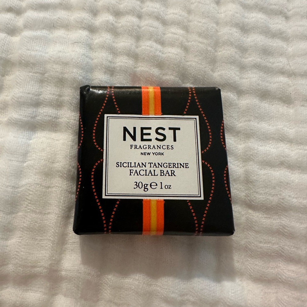 NEST New York Sicilian Mandarin facial soap bar, hotel size